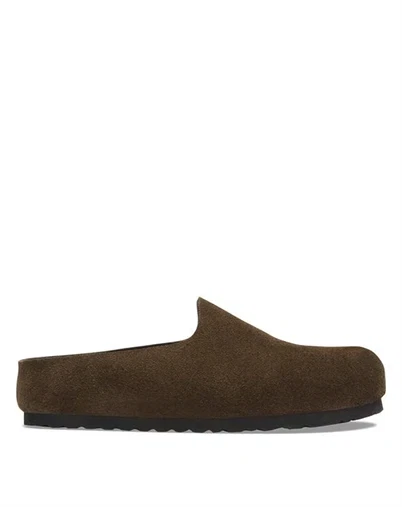Birkenstock - Amsterdam Wrapped Suede Leather Sandal - Carafe